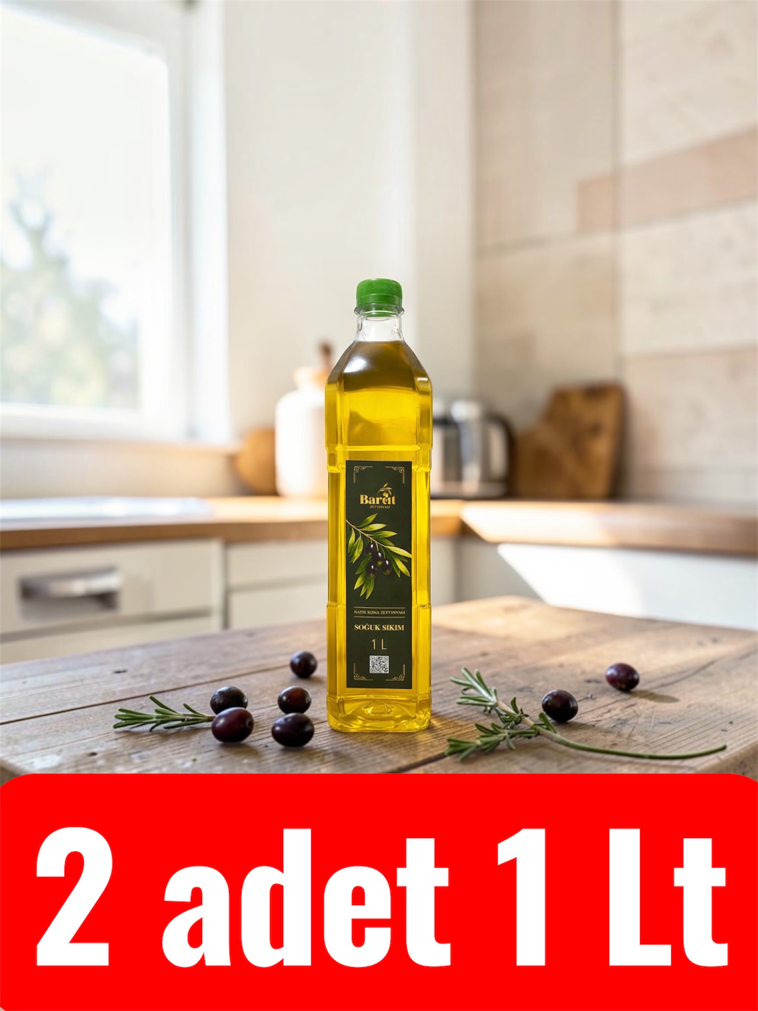Soğuk Sıkım Sızma Zeytinyağı 2 lt